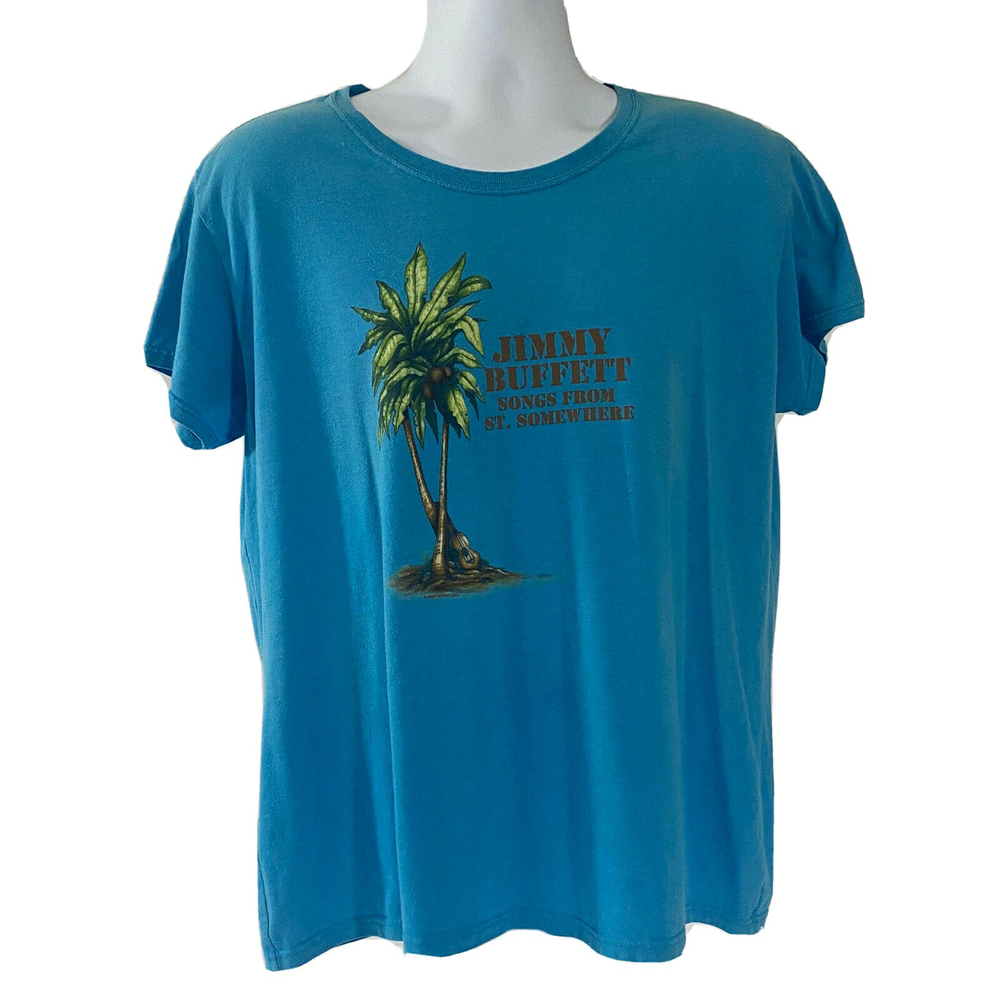 Jimmy Buffett Women's  Songs From St. Somewhere 2013 Tour T-Shirt RARE-Size XL